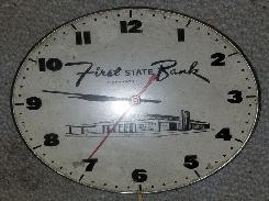 First State Bank of Shannon Electric Clock
