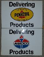 AMOCO Delivering Products Store Sign