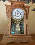 Victorian Walnut Cased Shelf Clock 