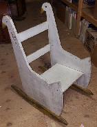 Child's Goose Rocking Chair 