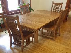 Daniel Amish Prairie Mission Table & Chair Set