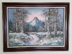 Framed Oil On Canvases 