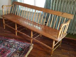 Early Eastern Pine Mammy Bench 