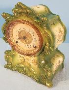 Ansonia Tristian China Cased Mantle Clock 