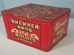 Bremer Bros. Biscuits 2 lb. Tin 