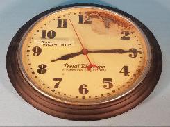 Postal Telegraph Wall Clock 