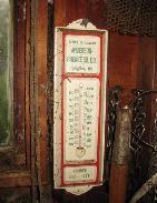 City Service Anderson Brekke Oil Co. Stoughton, Wis Thermometer