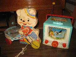 Fisher Price Double Screen Music Box Television 