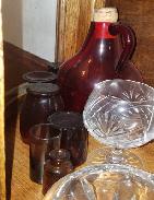 Ruby Red Decanter Set