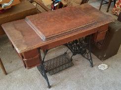 Singer Oak Treadle Sewing Machine 