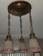Brass Chain Ceiling Light Fixtures 