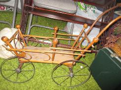 Victorian Stick & Ball Doll Buggy 