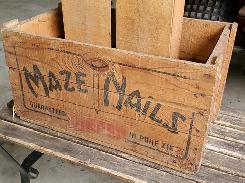Maize Nails Wood Crate