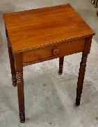 Walnut Country Victorian One Drawer Stand 