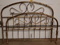 Ornate Brass Full Sized Bed 