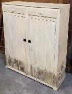 Painted Pine Wainscot Jelly Cupboard