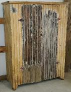Tall Pine Wainscot 2-Door Cupboard 