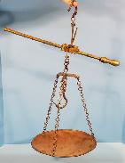Copper & Brass Hanging Scale 
