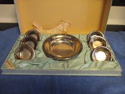 Sterling Silver Nut Cup Set in Original Box