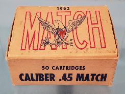 Olin 1962 .45 Match Ammo
