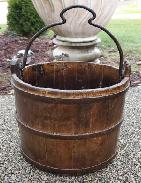 Early Wood Stave Well Bucket