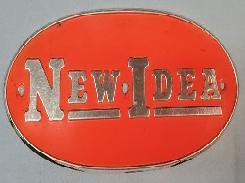 New Idea Oval Implement Sign