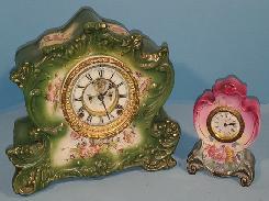 Royal Bonn China Case Mantle Clock 