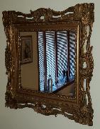 Fancy Gold Gild Wall Mirror