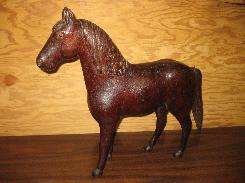 Folk Art Carved Horse by Gladys Clauson