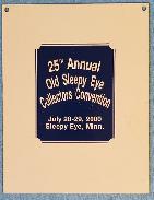 2000 Sleepy Eye Convention Porcelain Sign 