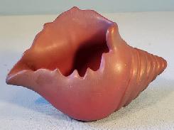 Van Briggle Cranberry Conch Shell 