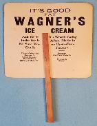 Wagner's Ice Cream Litho Fan 