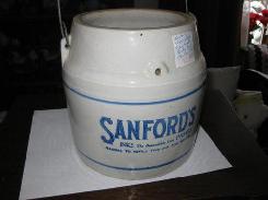 Sanford's Stoneware Paste Jar