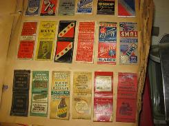 Old Match Book Collection