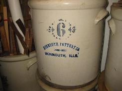   Monmouth Pottery Co. 6 Gal. Stoneware Crock