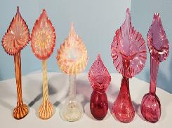 Jack in the Pulpit Art Glass Vase Collection 