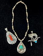 Navajo Artist Pendants & Jewelry