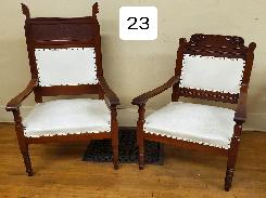 Pair of Cherry Lodge Chairs