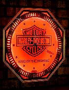  Harley-Davidson Neon Clock 'Rare'