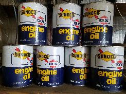 Sunoco DX Paper Oil Cans