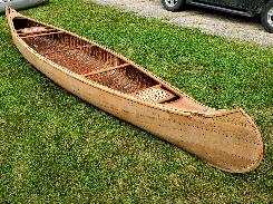 Old Town 18 Wooden Canoe