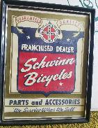 Schwinn Bicycle Authorized Dealer Poster