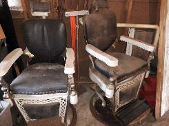 Antique Barber Shop Chairs
