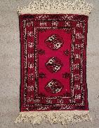 Old Wool Oriental Prayer Rug