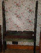 Early Painted Pencil Post Tester Bed
