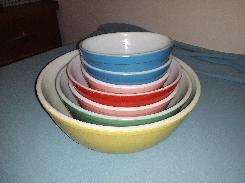 Pyrex Multi-Color Mixing Bowl Sets
