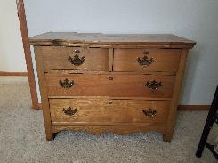 Oak 4-Drawer Dresser