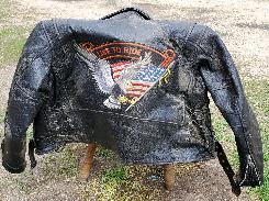 Vintage Leather Riding Jacket