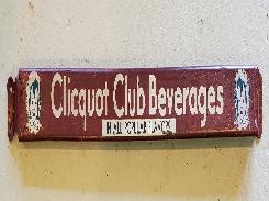 Clicquot Club Beverages Door Push