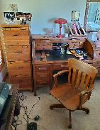 Antique Oak Office Furniture